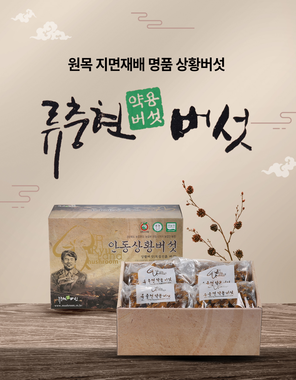 상황버섯(분쇄품) 500g